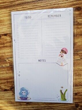 NWT Disney Haunted Mansion To Do List Notepad Wish Upon Magic Madame Leota
